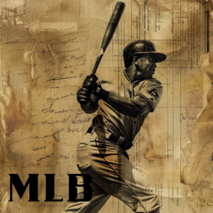 Clickable link to mlb stats/ baseball player hitting a homerun