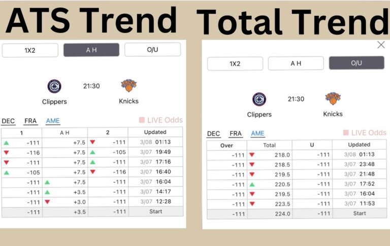 knicks vs clippers betting trends